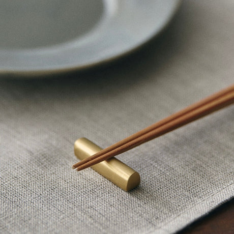 Brass Chopstick Rest - Round