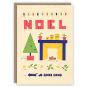 Noel Christmas Card