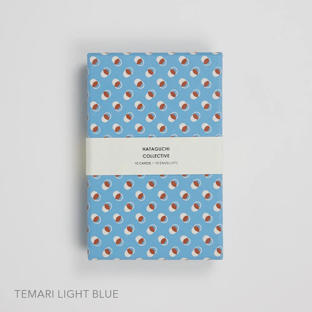 Greeting Card Set | Temari Light Blue