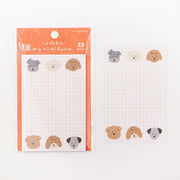 Furukawashiko Dog Face Sticky Notes
