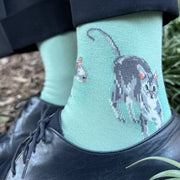 Meow Socks - Aqua