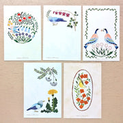 Midori Asano Paperby Birds Postcard Set