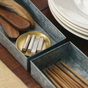 Silver Chopstick Rest - Round