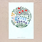 Midori Asano Paperby Birds Postcard Set