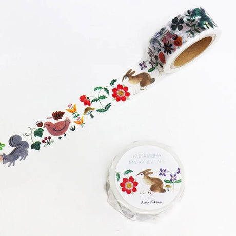 Aiko Fukawa Flowers/Animals Washi Tape