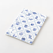 Midori B6 Yuru Log Notebook - Blue Nordic