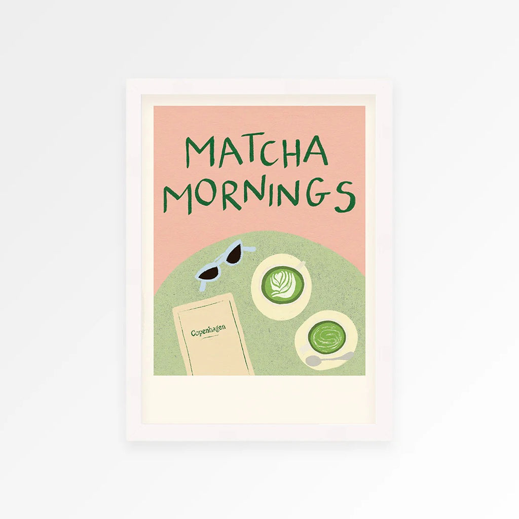 Matcha Mornings in Copenhagen Print | 11x14