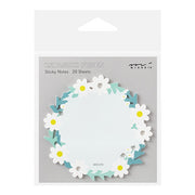 Die-Cut Sticky Note | White Wreath