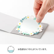 Die-Cut Sticky Note | White Wreath
