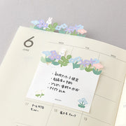 Die-Cut Sticky Note | Rabbit Flower Garden