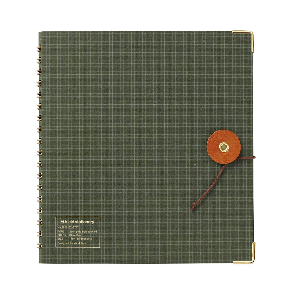 Kleid String-Tie Notebook | 2mm Grid