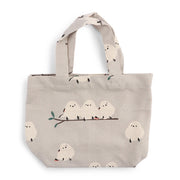 Birds Gray Tote Bag