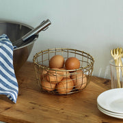 Iron Wire Basket Round Shallow S