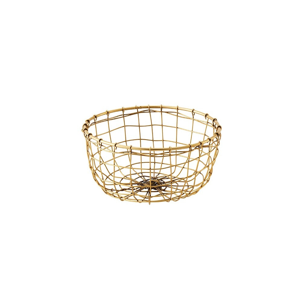 Iron Wire Basket Round Shallow S