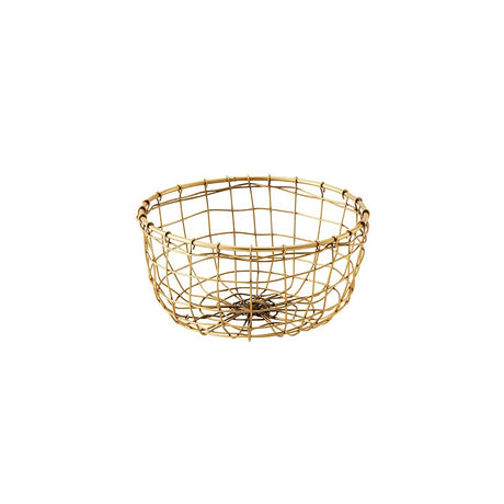 Iron Wire Basket Round Shallow S