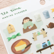 Mariko Fukuoka Tea Time Stickers