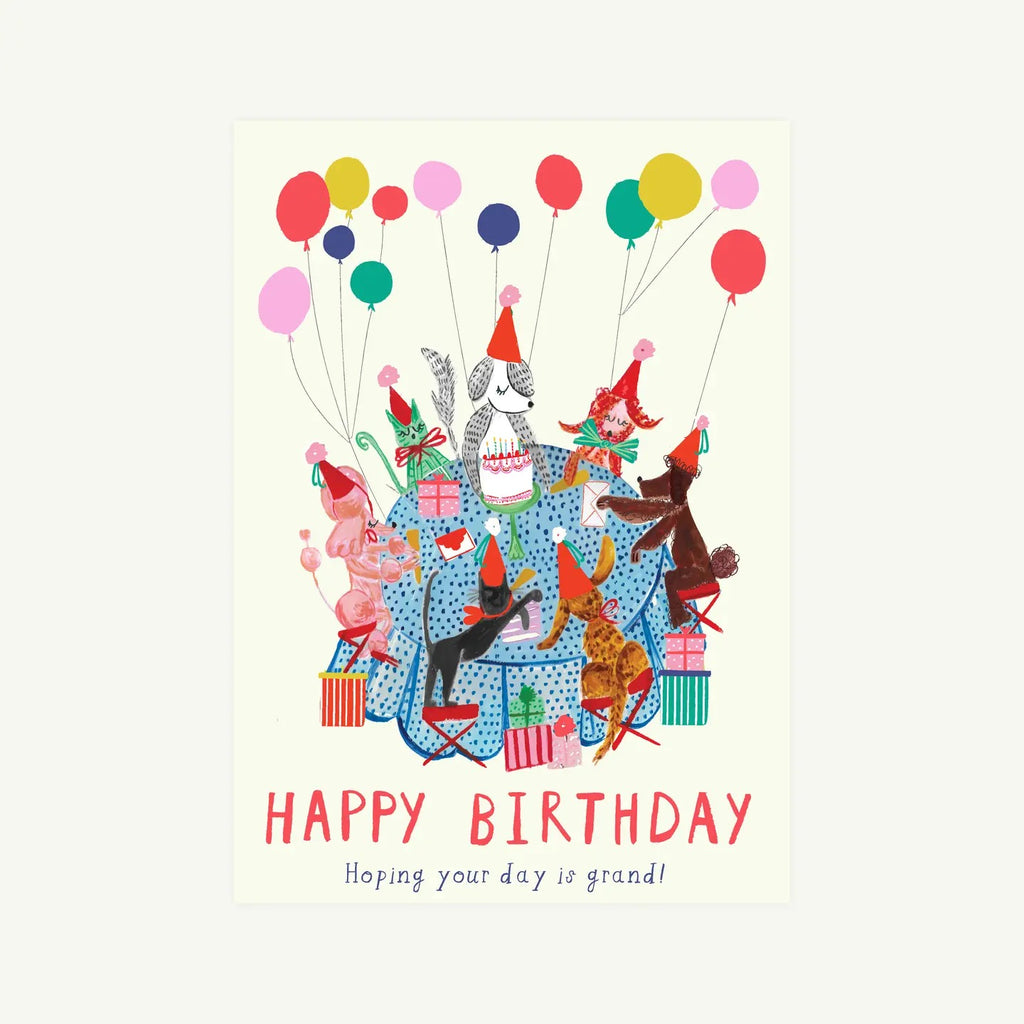 A Dog Gone Grand Birthday Card