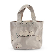Birds Gray Tote Bag