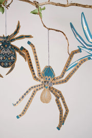 Hanging Spiders Paper Ornaments