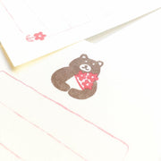 Furukawa Paper Mini Letter Set - Bear Feelings