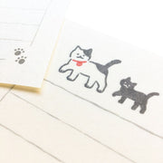 Furukawa Paper Mini Letter Set - Two Cats