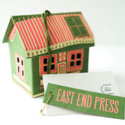 Scottish Bothy Screen-Printed Ornament