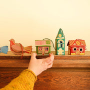 Gingerbread House Screen-Printed Ornament