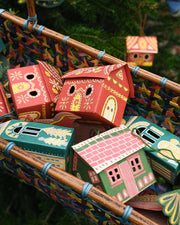 Gingerbread House Screen-Printed Ornament