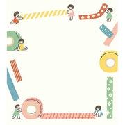 Furukawa Paper Giant Stationery Tape Friends Memo Pad