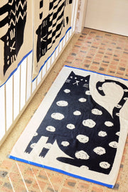 Donna Wilson Lazy Cat Bath Towel