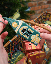 Winter Steeple Screen-Printed Ornament