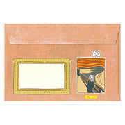 Furukawa Paper Museum Animals Letter Set - The Scream