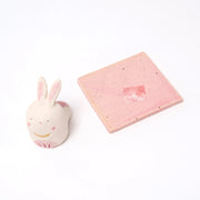 Handmade Pink Cute Rabbit Incense Holder