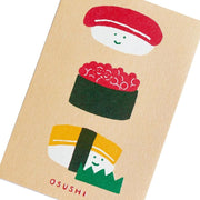 Furukawa Paper Retro Postcard - Sushi