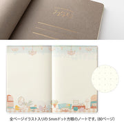 Midori B6 Yuru Log Notebook - Travel and Hotel
