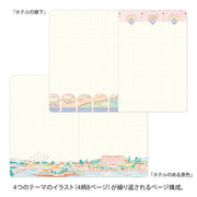 Midori B6 Yuru Log Notebook - Travel and Hotel