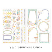 Midori Yuru Log Stickers - Travel and Hotel