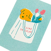Furukawa Paper Retro Postcard - Dog Tote