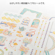 Midori Yuru Log Stickers - Travel and Hotel