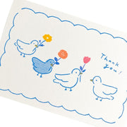 Furukawa Paper Retro Postcard - Bird Thank You