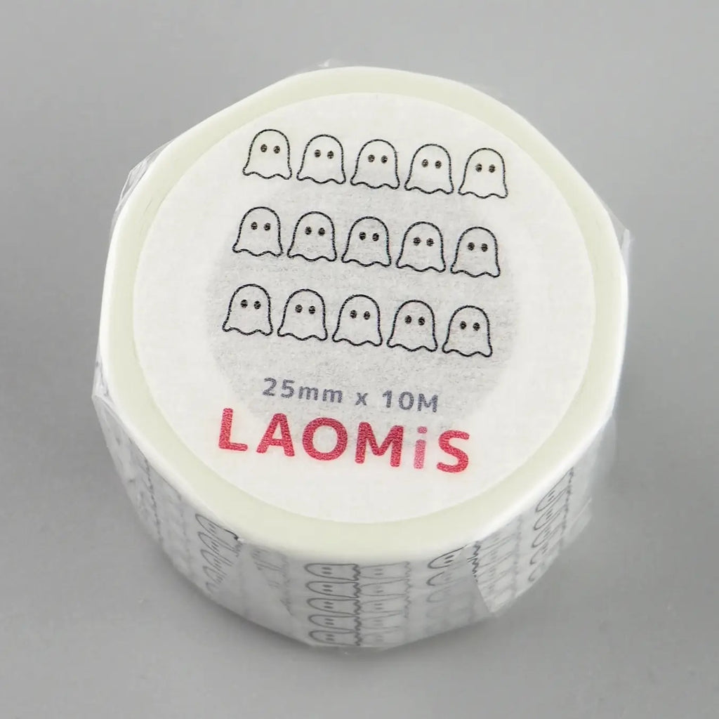 LAOMiS 5 Ghost Scary Spooky Rating Writable Washi Tape