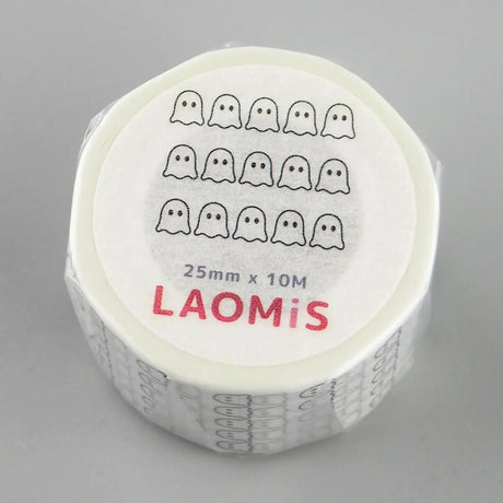 LAOMiS 5 Ghost Scary Spooky Rating Writable Washi Tape