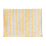 Yellow & Oatmeal Stripe | Linen Kitchen Cloth
