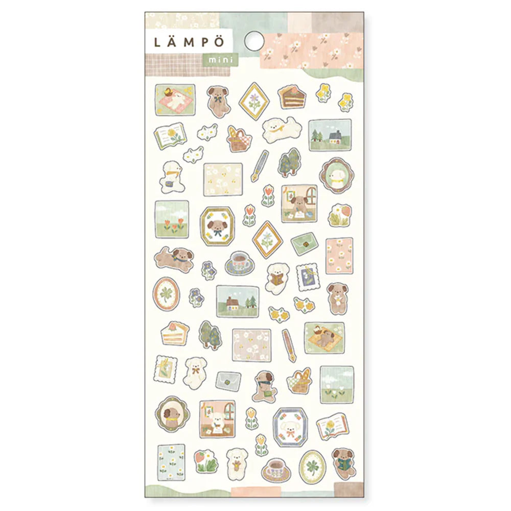 LAMPO Dog Evening Stickers