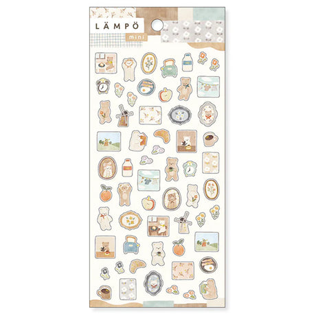 LAMPO Morning with Bear Stickers