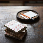 Mitsou Letterpress Card - Lattice/Red