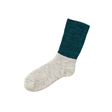 Nishiguchi Kutsushita Mohair Wool Pile Socks | T-Green (2024 Limited Color)