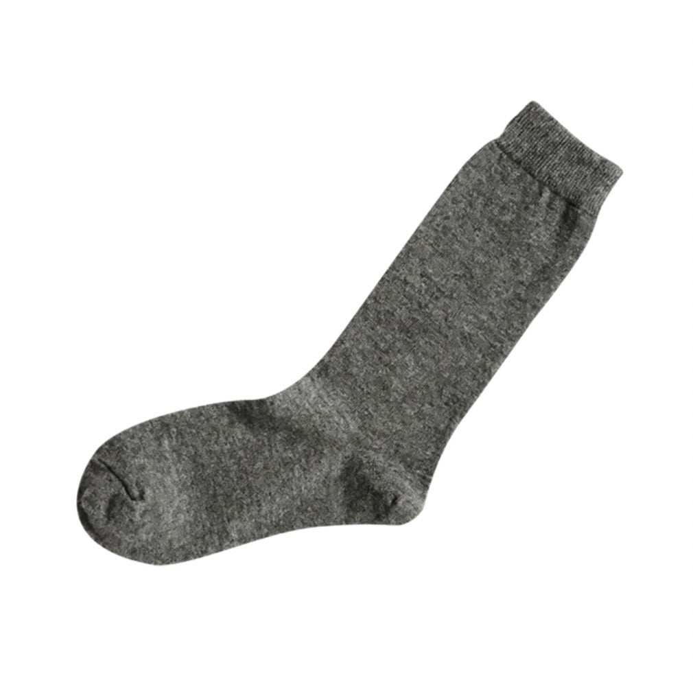 Nishiguchi Kutsushita Cashmere Wool Socks | Charcoal | Small Only