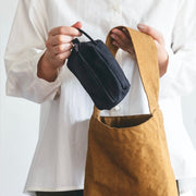 Mii Thaaii Cotton Teeya Pouch | Midnight | Small