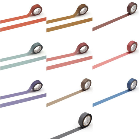 MT Solid Matte Smoky Washi Tape